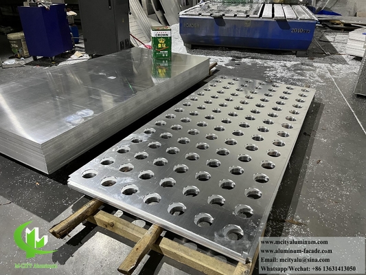 CNC-Perforations-Metallverkleidungsplatte für Spalte mit Lasergeschnittenem Muster
