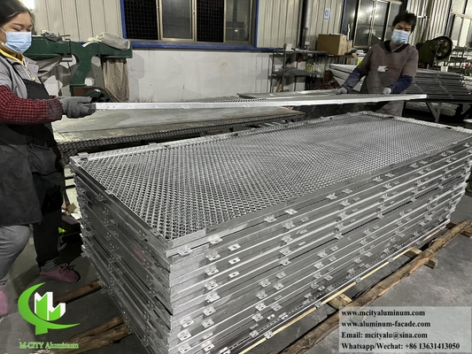 Metallplatten, Perforationsbleche und Aluminiumfenster für Fassadenwanddekoration