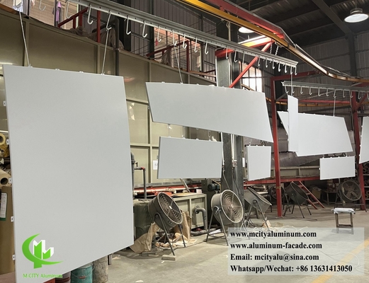 Massivmetallwandverkleidung Aluminiumblech für die Dekoration von Fassadenanlagen Außenbeschichtung