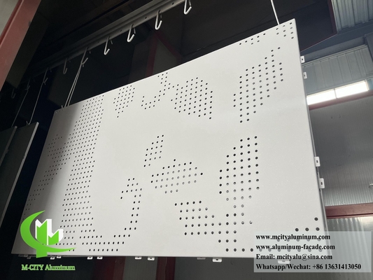 Massivmetallwandverkleidung Aluminiumblech für die Dekoration von Fassadenanlagen Außenbeschichtung