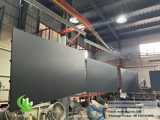 Massivmetallwandverkleidung Aluminiumblech für die Dekoration von Fassadenanlagen Außenbeschichtung