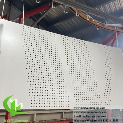 Außenmetallbeschichtung Aluminiumfolie Fassadensystem 3 mm Pulverbeschichtet
