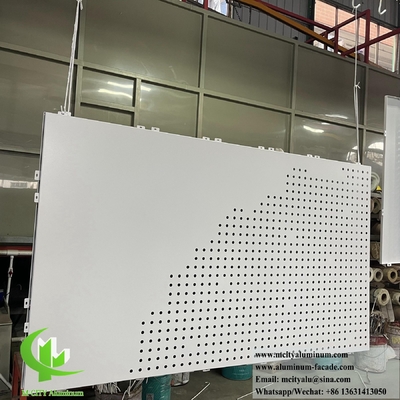 Massivmetallblech Aluminiumverkleidungsplatte Metallschirm für Außenwandverkleidung