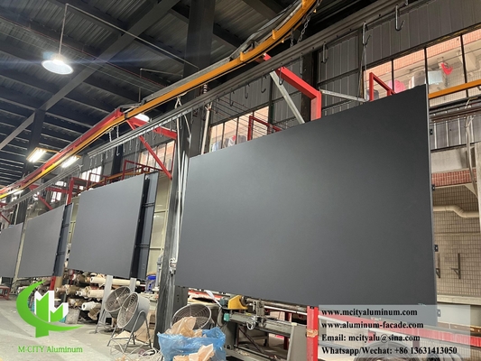 Massivmetallblech Aluminiumverkleidungsplatte Metallschirm für Außenwandverkleidung