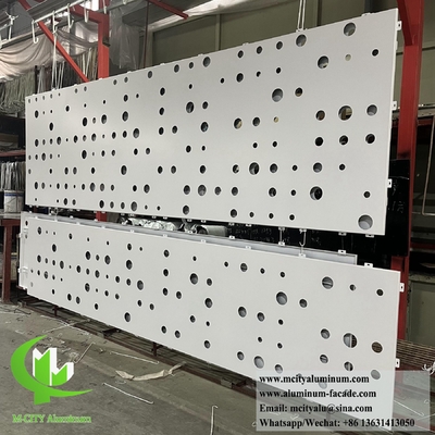 Massivmetallblech Aluminiumverkleidungsplatte Metallschirm für Außenwandverkleidung