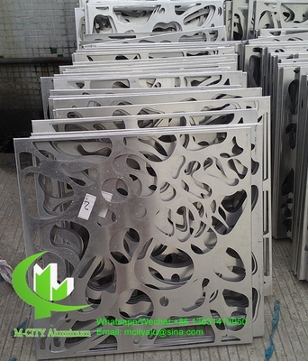 CNC-Schnittplatte Aluminium-Dekorationsblech für die Fassadenverkleidung Zaunfenster mit bunter Lackierung