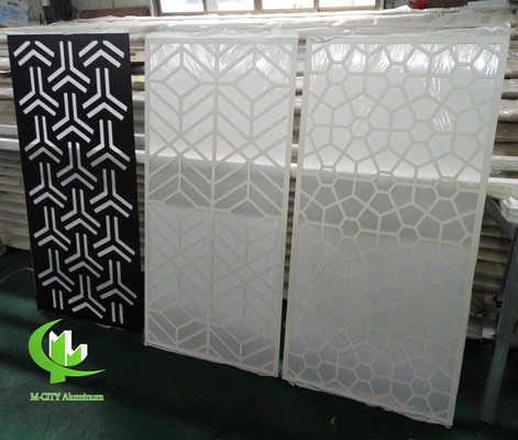 China Fabrik super langlebige Pulver beschichtet Aluminium CNC lasergeschnitten Dekorationsplatte für Fassade Wandplatte Verkleidungsplatte