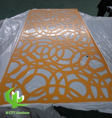 China Fabrik super langlebige Pulver beschichtet Aluminium CNC lasergeschnitten Dekorationsplatte für Fassade Wandplatte Verkleidungsplatte