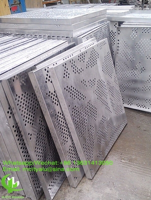 CNC-Aluminium-geschnitzte Dekorationsplatte mit verschiedenen Mustern