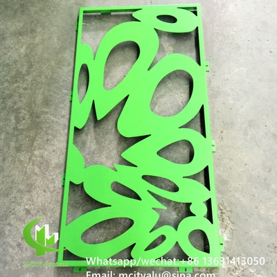 Metall-Aluminium-Gravur-Bildschirmplatte mit unterschiedlichem Design-Laser-Schnitt-Platte für Balkonfassadenfenster