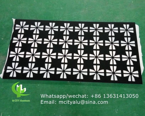 Perforierter Aluminium-Laser-CNC-Schnitt Aluminium-Bildschirm für Wandverkleidungsdekoration
