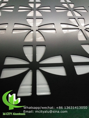 Perforierter Aluminium-Laser-CNC-Schnitt Aluminium-Bildschirm für Wandverkleidungsdekoration