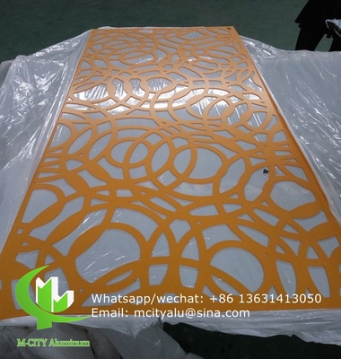 Aluminium-Schnitzschirmplatte mit verschiedenen Mustern Design-Laser-Schnittplatte für Balkonfassadenfenster