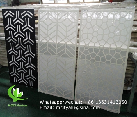 Perforierter Aluminium-Laser-CNC-Schnitt Aluminium-Bildschirm für Wandverkleidungsdekoration