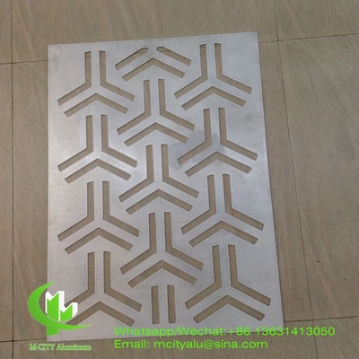 Rundform perforierte Aluminiumbleche Fassade Verkleidung Panel 2,5 mm Dicke für Vorhangwand Fassade Dekoration
