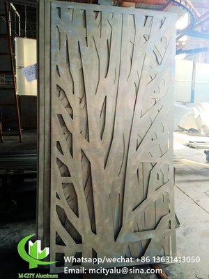 Metall-Aluminium-Laser-Cutting-CNC-Aluminium-Bildschirm-Panel für die Heim-Hotel-Dekoration