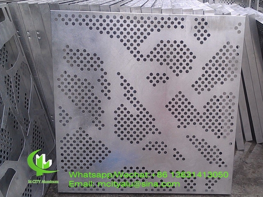 Aluminiumfurnierplatte mit Laserschnitt für die Verkleidung von Metallfassaden mit einer Dicke von 2,5 mm für Hoteldekoration