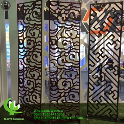 Metall-Aluminium-Laser-Cutting-CNC-Aluminium-Bildschirm-Panel für die Heim-Hotel-Dekoration