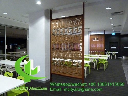 Metallperforierter Aluminium-Schnitt Hohlbildschirm-Laser-Schnitt-Panel für Balkonfassadenfenster