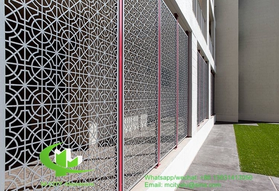 CNC-Aluminium-Schnitzblech mit verschiedenen Mustern Laser-Schnitt-Bildschirm-Panel 2 mm Dicke für Dekoration