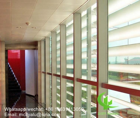 Horizontale Fensterlaufe Architektonische Fensterlaufe aus Aluminium mit ovaler Form für Fassadenvorhang
