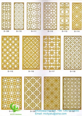 Aluminiumperforierte Wandplatte mit 3 mm Metallplatte mit rundem Haltmuster