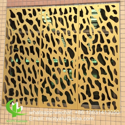Aluminium-Gravurplatten-Verkleidungsplatten mit einer Dicke von 2,5 mm für Fensterdekoration
