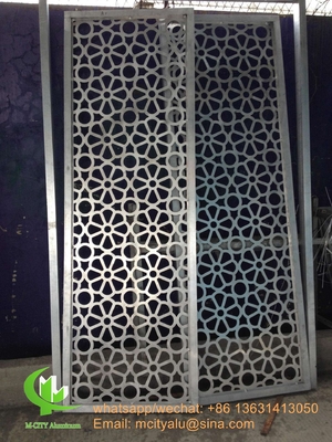 Aluminiumperforierte Plattenplatte für Fassadenverkleidung 2,5 mm Dicke für Vorhangwand-Fassadendekoration