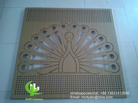 Aluminiumperforierte Plattenplatte für Fassadenverkleidung 2,5 mm Dicke für Vorhangwand-Fassadendekoration