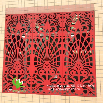 Außenfensterschirm Aluminiumperforierte Platte für Wandplatte mit 3 mm Metallbleche mit rundem Haltermuster