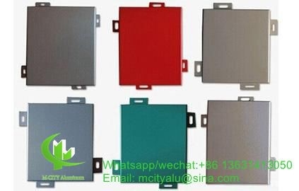 3 mm Metall-Aluminium-Verkleidung mit Pulverbeschichtung für die Fassadenvorhangsäule