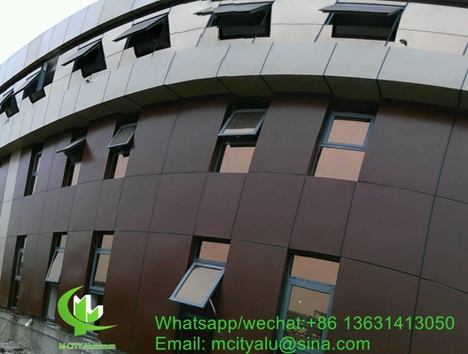 Aluminiumfurnierplattenplatten für Fassadenvorhangwand mit 2,5 mm Wandplatten