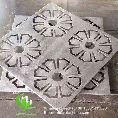perforierte 3 mm Metall-Aluminium-Bekleidung mit Pulverbeschichtung für Fassaden-Vorhangwand