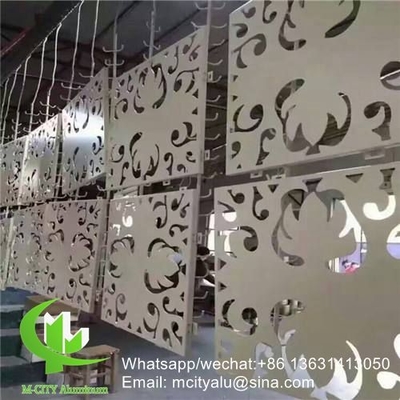 Hohles Muster, 2,5 mm Aluminiumplattenplatten mit PvDF-Ausführung für Fassaden, Vorhangwand, Massivplattenplatten, Einfachplatten