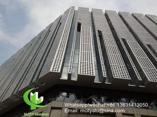 Hohles Muster, 2,5 mm Aluminiumplattenplatten mit PvDF-Ausführung für Fassaden, Vorhangwand, Massivplattenplatten, Einfachplatten