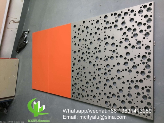 Hohles Muster, 2,5 mm Aluminiumplattenplatten mit PvDF-Ausführung für Fassaden, Vorhangwand, Massivplattenplatten, Einfachplatten