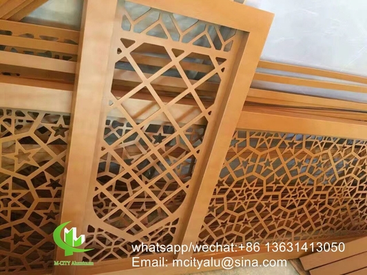 CNC-geschnitzte Platte Perforationsplatte 3 mm Metall-Aluminium-Verkleidungsplatte für Vorhangwand