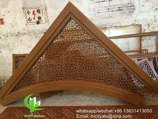 CNC-geschnitzte Platte Perforationsplatte 3 mm Metall-Aluminium-Verkleidungsplatte für Vorhangwand