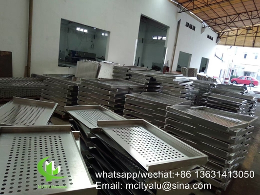 China Lieferant Aluminium perforierte Verkleidung für Hotel Wanddekoration Biegeform