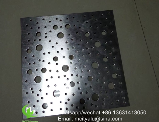 CNC-Laserbildschirm Perforierter 2,5 mm Metall-Aluminium-Bekleidungsplatte für Wand