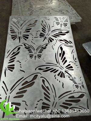 CNC-Laserbildschirm Perforierter 2,5 mm Metall-Aluminium-Bekleidungsplatte für Wand