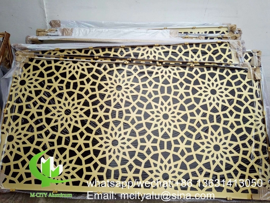 Lasergeschnittene Platte Hohlplatte Blumenrose Design 2,5 mm Metall Aluminiumverkleidung für die Wand