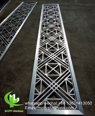 Pulverbeschichtung Perforierter 5 mm Metall-Aluminium-Bildschirm mit Holzfarben