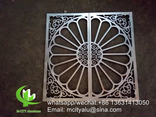 China Lieferant 600x600mm Aluminium perforierte Verkleidungsplatte für Wanddekoration Biegeform