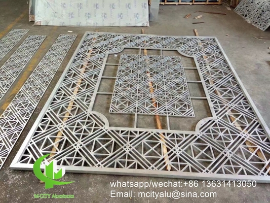 Massivplatten aus Metall Aluminiumspalte für Fassadenvorhang mit einer Dicke von 5 mm