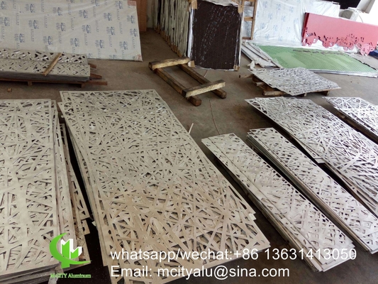 Aluminiumperforierte Wandplatte für die Fassade mit 2 mm Metallblech mit PVDF-Farbe