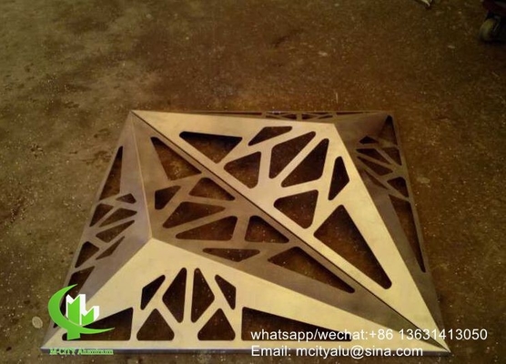 Guangdong 10mm Metall-Aluminium-Gravur-Bildschirm-Panel Laserschnitt Fassaden-Panel Wohnkultur