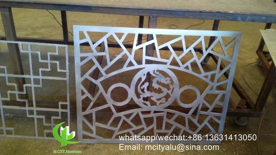 Aluminiumplatten mit Hohlmuster-Schnitzplatten für Vorhangwanddekoration