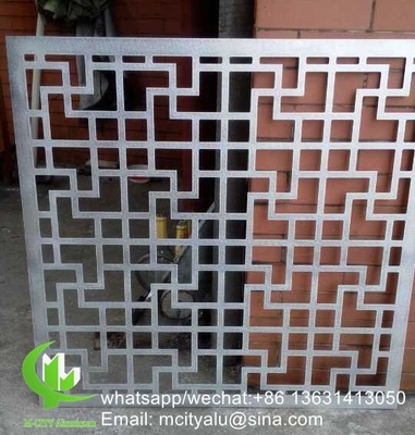 Laserschneidplatte Perforationsplatte weiße Farbe Metall-Aluminiumplatte für Aluminiumverkleidung