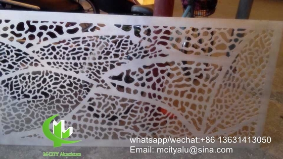 Schmetterling Metall Aluminiumverkleidung Panel geschnitzte Platte für die Fassade